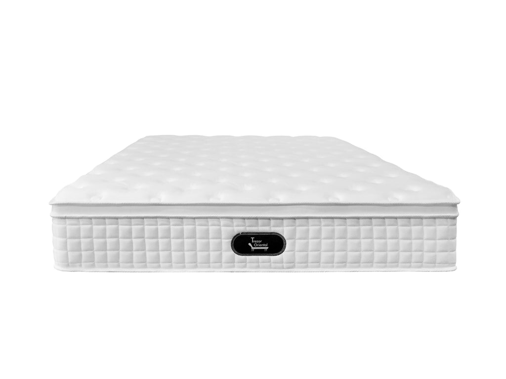 Matelas AUBE 28 cm Mousse Ressorts Ensachés