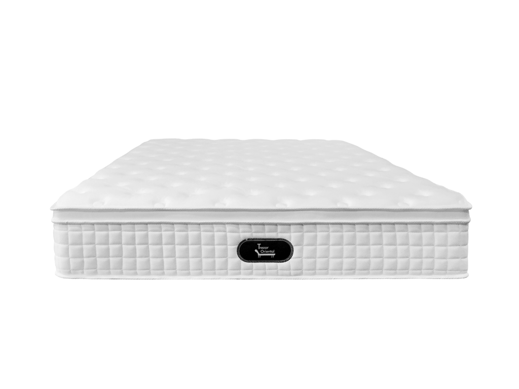 Matelas AUBE 28 cm Mousse Ressorts Ensachés